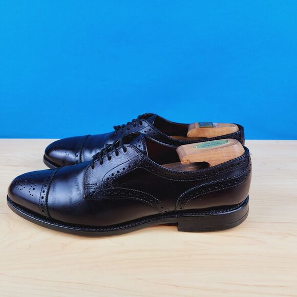 Allen Edmonds Sanford‎ USA Made Mens Size 10 Calfskin Cap Toe Dress Shoes 5277 main image 7